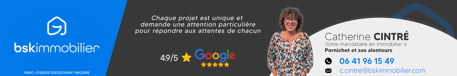 Agent immobilier BSK Immobilier Catherine Cintré à Pornichet (Loire-Atlantique) - spécialiste en financement d’EHPAD