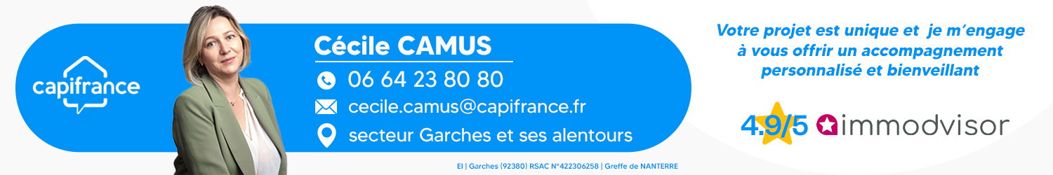 Agent immobilier Capifrance Cécile Camus à Garches (Hauts-de-Seine) - spécialiste en financement d’EHPAD
