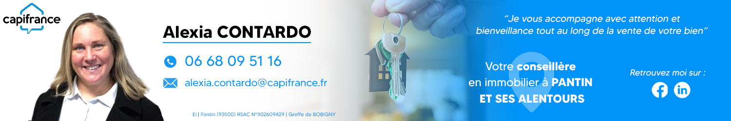 Agent immobilier Capifrance Alexia Contardo à Pantin (Seine-Saint-Denis) - spécialiste en financement d’EHPAD