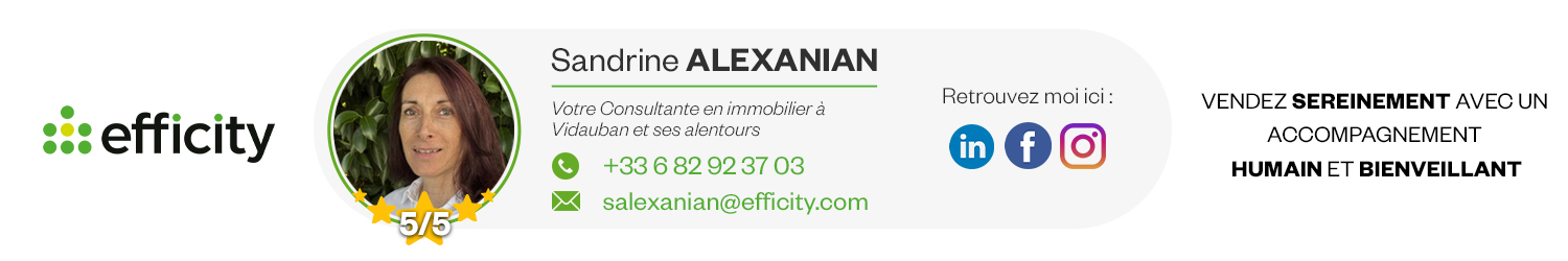 Agent immobilier Efficity Sandrine Alexanian à Vidauban (Var) - spécialiste en financement d’EHPAD