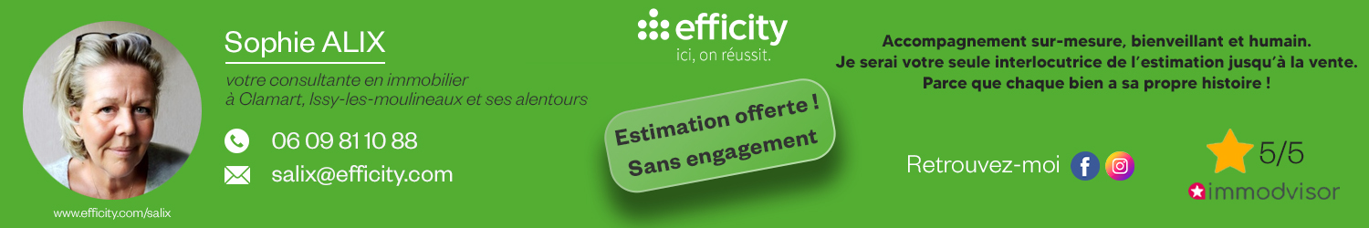 Agent immobilier Efficity Sophie Alix à Clamart (Hauts-de-Seine) - spécialiste en financement d’EHPAD