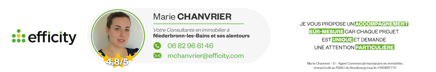Agent immobilier Efficity Marie Chanvrier à Niederbronn-les-bains (Bas-Rhin) - spécialiste en financement d’EHPAD