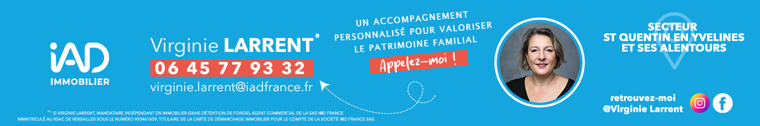 Agent immobilier IAD France Virginie Larrent à St Quentin en Yvelines (Yvelines) - spécialiste en financement d’EHPAD