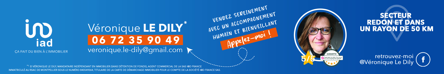 Agent immobilier IAD France Véronique Le Dily à Redon (Ille-et-Vilaine) - spécialiste en financement d’EHPAD