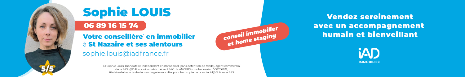 Agent immobilier IAD France Sophie Louis à St Nazaire (Loire-Atlantique) - spécialiste en financement d’EHPAD