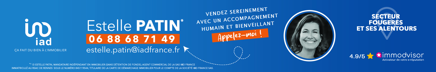 Agent immobilier IAD France Estelle Patin à Fougères (Ille-et-Vilaine) - spécialiste en financement d’EHPAD