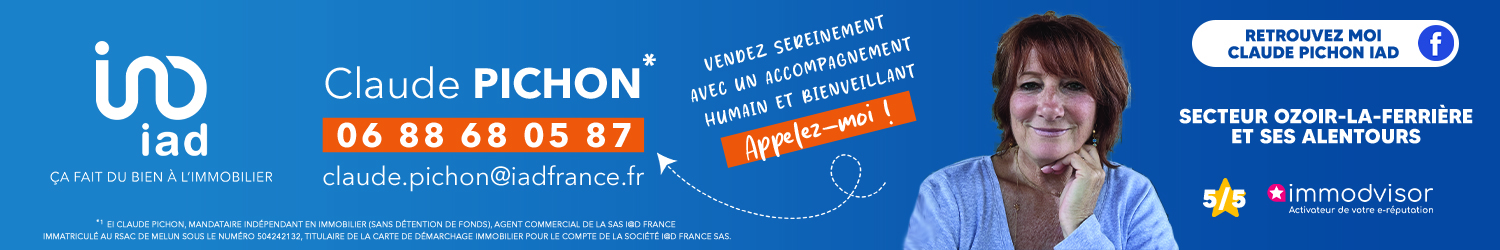 Agent immobilier IAD France Claude Pichon à Ozoir-la-Ferrière (Seine-et-Marne) - spécialiste en financement d’EHPAD