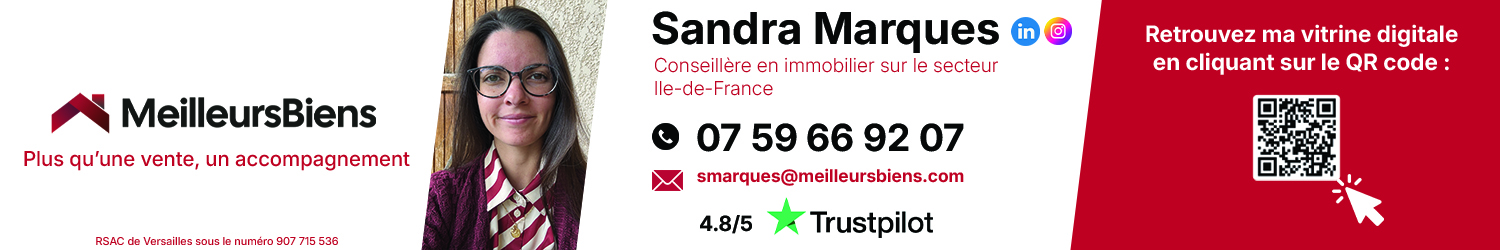 Agent immobilier Meilleurs Biens Sandra Marques à Poissy (Ile-de-France) - spécialiste en financement d’EHPAD