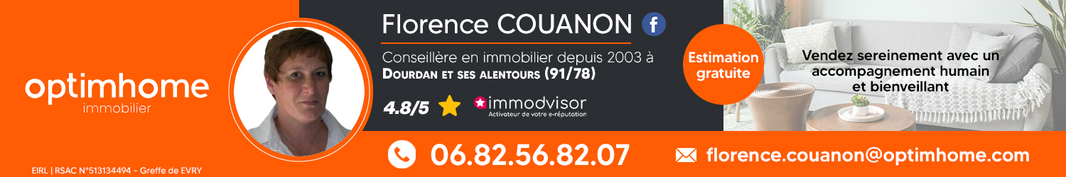 Agent immobilier Optimhome Florence Couanon à Dourdan (Essonne) - spécialiste en financement d’EHPAD