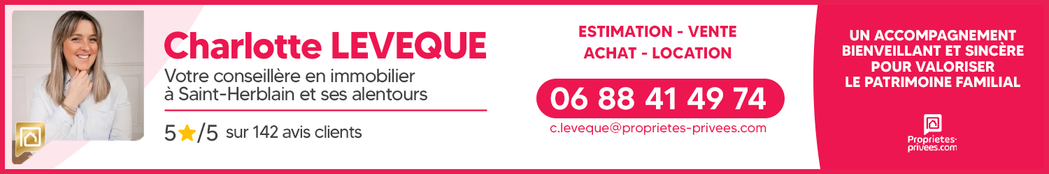 Agent immobilier Propriétés Privées Charlotte Leveque à Saint-Herblain (Loire-Atlantique)- spécialiste en financement d’EHPAD