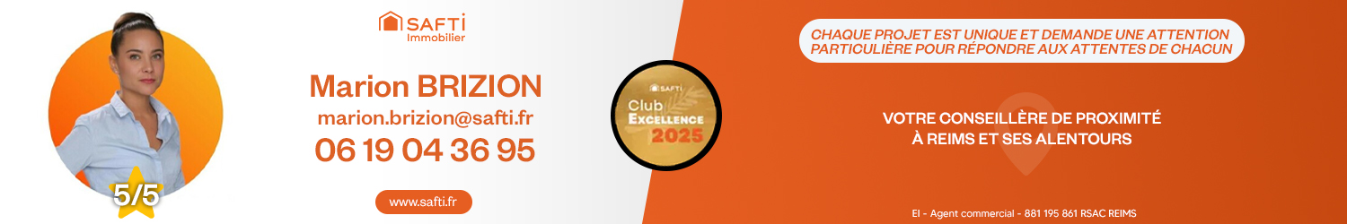 Agent immobilier SAFTI Marion Brizion à Reims (Marne) - spécialiste en financement d’EHPAD
