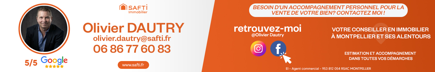 Agent immobilier SAFTI Olivier Dautry à Montpellier (Hérault) - spécialiste en financement d’EHPAD
