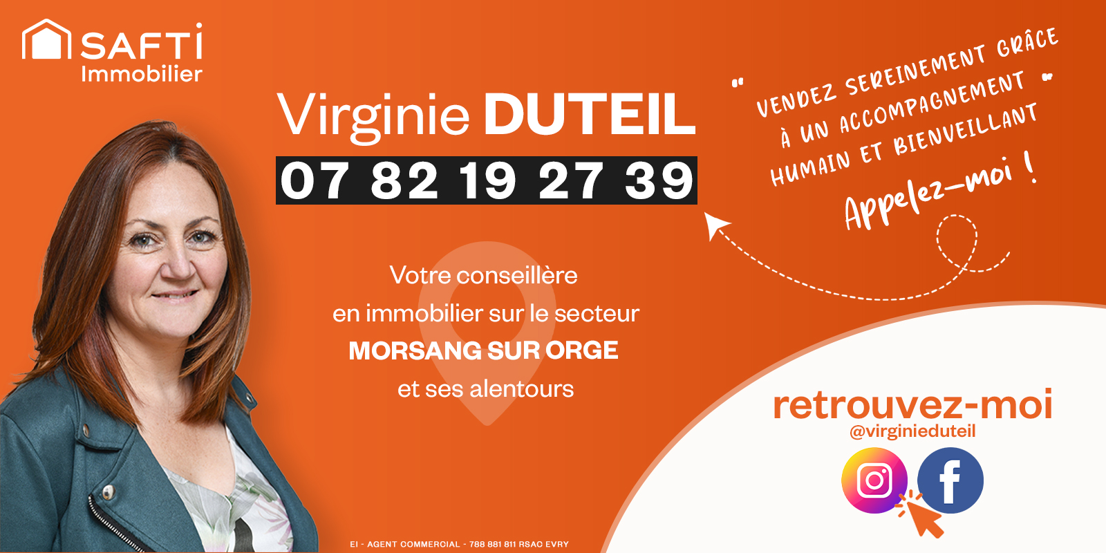 Agent immobilier SAFTI Virginie Duteil à Morsang-sur-Orge (Île-de-France) - spécialiste en financement d’EHPAD
