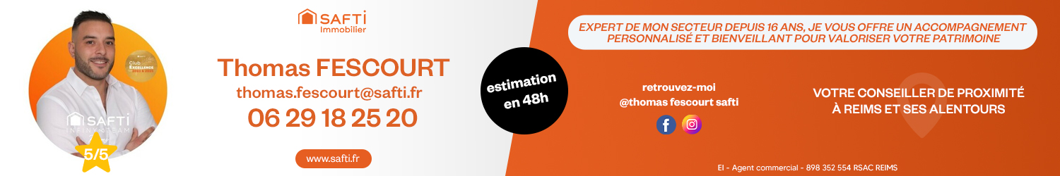 Agent immobilier SAFTI Thomas Fescourt à Reims (Marne) - spécialiste en financement d’EHPAD
