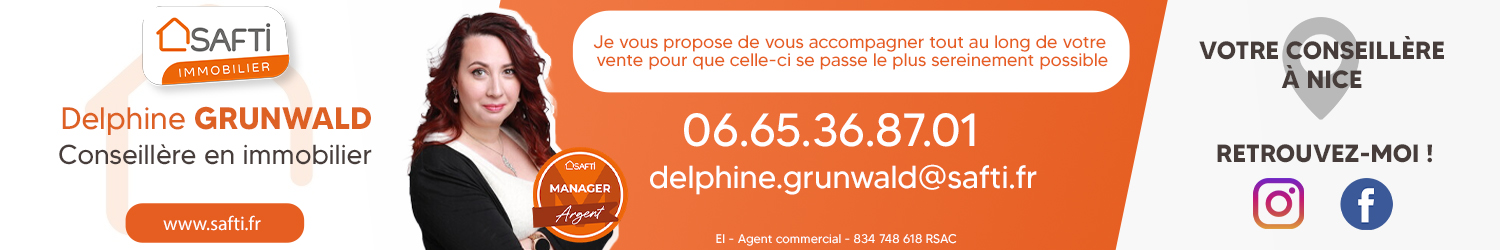 Agent immobilier SAFTI Delphine Grunwald à Nice (Alpes-Maritimes) - spécialiste en financement d’EHPAD