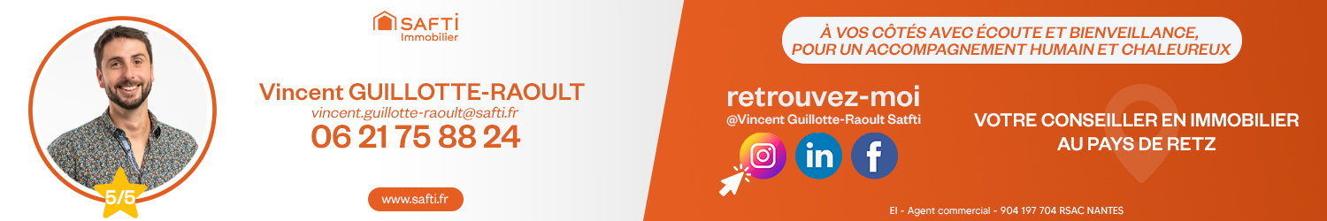 Agent immobilier SAFTI Vincent Guillotte-Raoult au Pays de Retz (Loire-Atlantique) - spécialiste en financement d’EHPAD