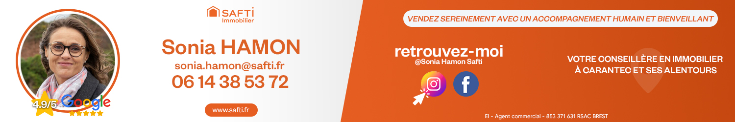 Agent immobilier SAFTI Sonia Hamon à Carantec (Finistère) - spécialiste en financement d’EHPAD