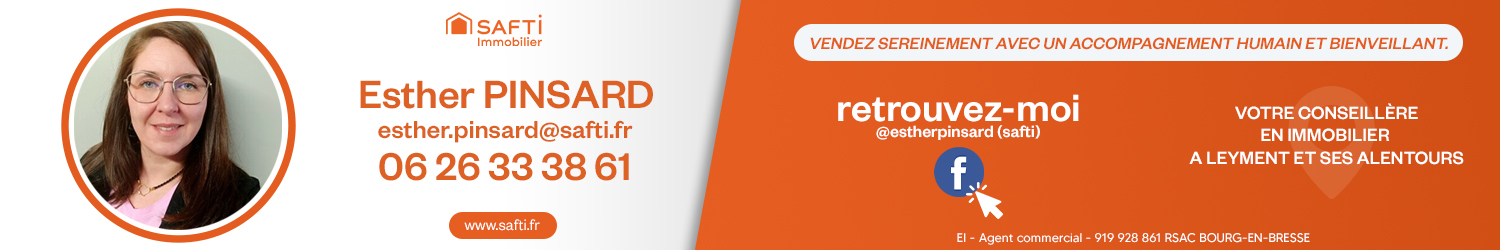 Agent immobilier SAFTI Esther Pinsard à Leyment (Ain) - spécialiste en financement d’EHPAD