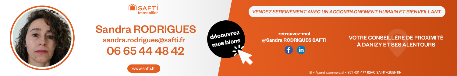 Agent immobilier SAFTI Sandra Rodriges à Danizy (Aisne) - spécialiste en financement d’EHPAD