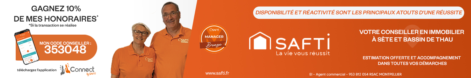 Agent immobilier SAFTI Didier Vilhem Sète (Hérault) - spécialiste en financement d’EHPAD