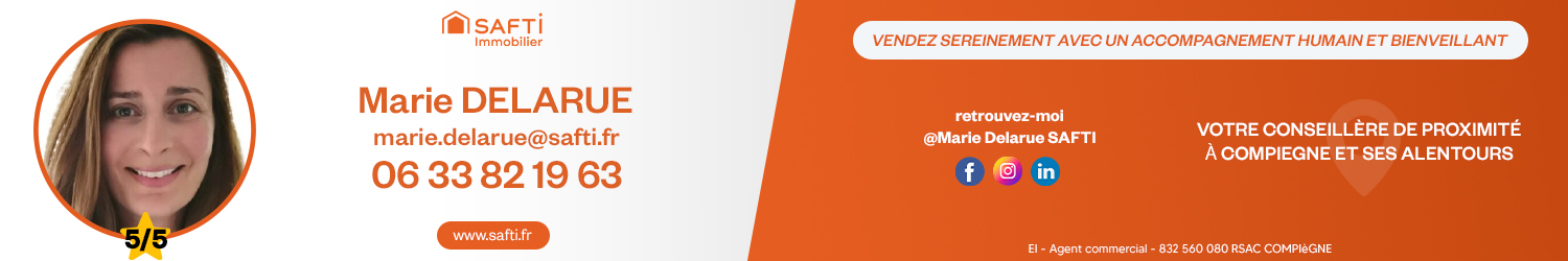 Agent immobilier SAFTI Marie Delarue à Compiègne (Oise) - spécialiste en financement d’EHPAD