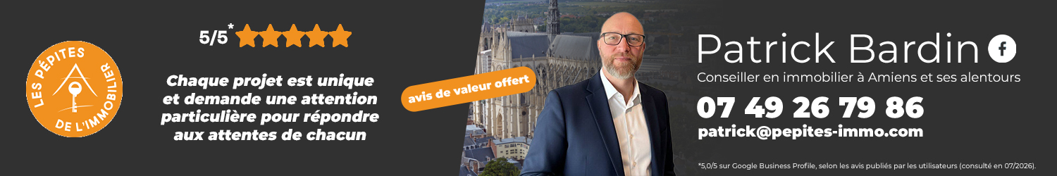 Agent immobilier Pépites de L'Immobilier Patrick Bardin à Amiens (Somme) - spécialiste en financement d’EHPAD