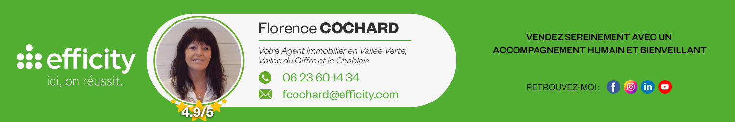 Agent immobilier Efficity Florence Cochard à Onnion (Haute-Savoie) - spécialiste en financement d’EHPAD