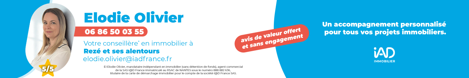 Agent immobilier IAD France Elodie Olivier à Rezé (Loire-Atlantique) - spécialiste en financement d’EHPAD