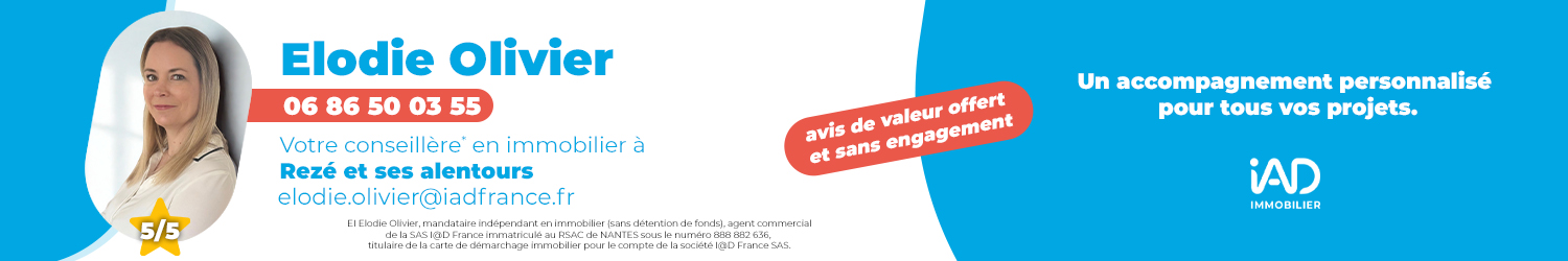 Agent immobilier IAD France Elodie Olivier à Rezé (Loire-Atlantique) - spécialiste en financement d’EHPAD