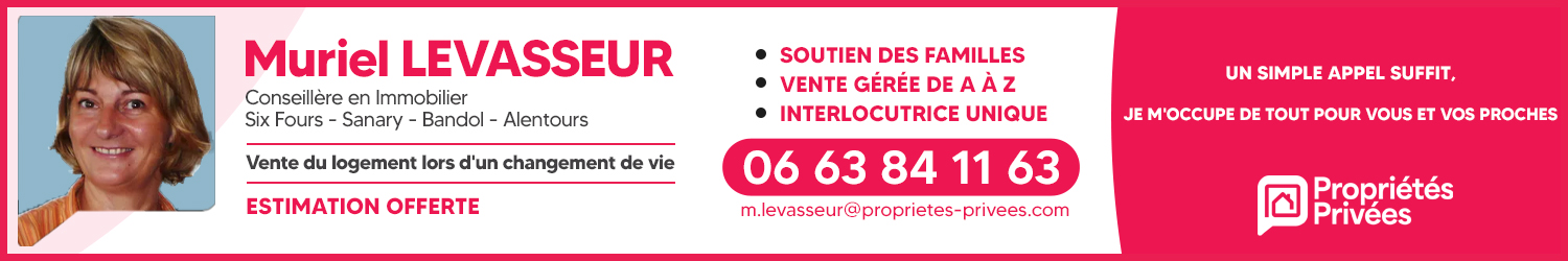 Agent immobilier PP Muriel Levasseur à Six-Fours-les-Plages (Var) - spécialiste en financement d’EHPAD