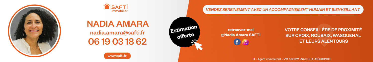 Agent immobilier SAFTI Nadia Amara à Croix (Nord) - spécialiste en financement d’EHPAD