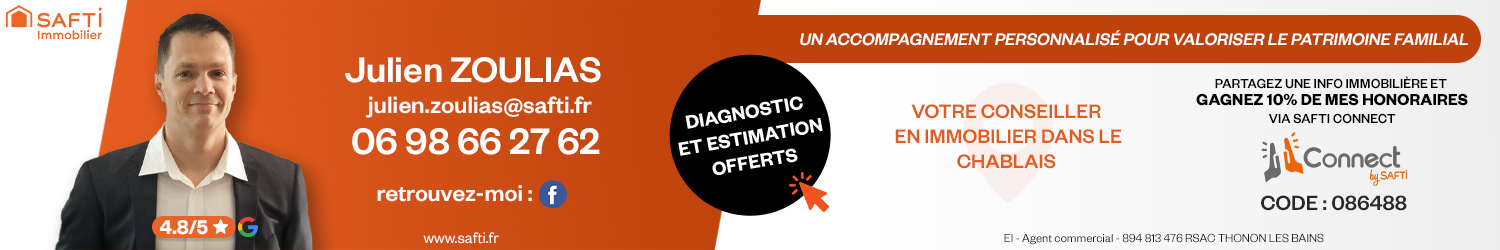 Agent immobilier SAFTI Julien Zoulias à Thonon-les-Bains (Haute-Savoie) - spécialiste en financement d’EHPAD