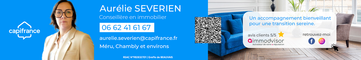 Agent immobilier CAPIFRANCE Aurélie SEVERIEN à Méru (Oise) - spécialiste en financement d’EHPAD