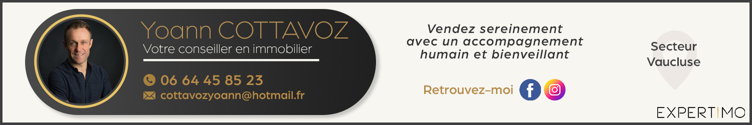 Agent immobilier EXPERTIMMO Yoann COTTAVOZ à Maubec (Vaucluse) - spécialiste en financement d’EHPAD