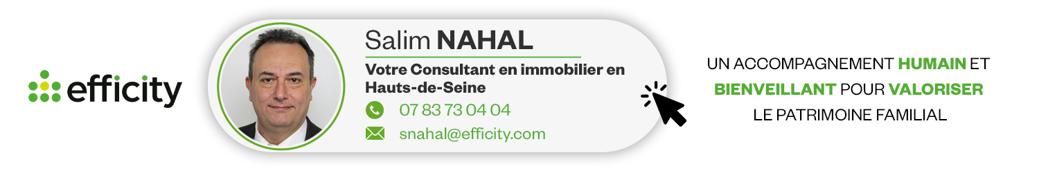 Agent immobilier Efficity Salim Nahal à Issy-les-Moulineaux (Hauts-de-Seine) - spécialiste en financement d’EHPAD