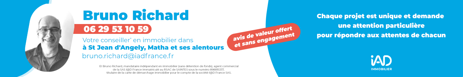 Agent immobilier IAD France Bruno Ricard à Matha (Charente-Maritime) - spécialiste en financement d’EHPAD