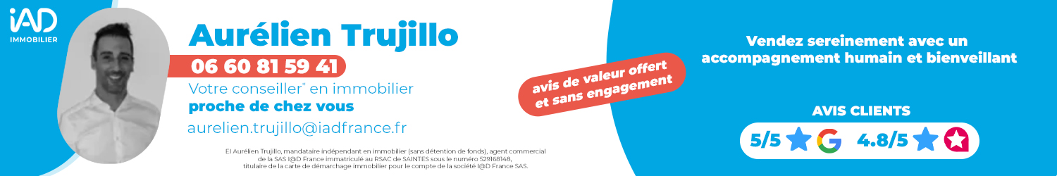 Agent immobilier IAD France Aurélien Trujillo à Saint-Jean-d'Angély (Charente-Maritime) - spécialiste en financement d’EHPAD