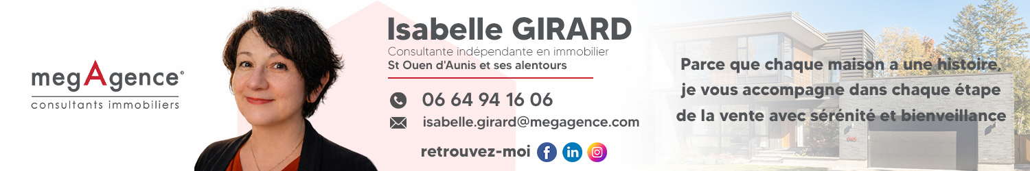 Agent immobilier Megagence Isabelle Girard à SAINT-OUEN-D'AUNIS (Charente-Maritime) - spécialiste en financement d’EHPAD