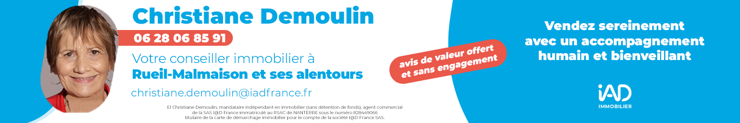Agent immobilier IAD France Christiane Demoulin Rueil-Malmaison (Hauts-de-Seine) - spécialiste en financement d’EHPAD