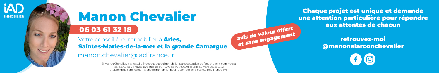 Agent immobilier IAD France Manon Chevalier à Saintes-Maries-de-la-Mer (Bouches-du-Rhône) - spécialiste en financement d’EHPAD