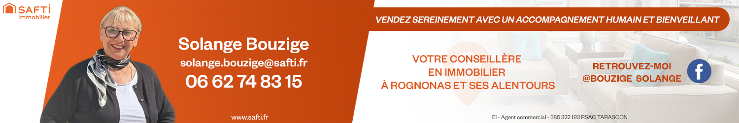 Agent immobilier SAFTI Solange Bouzige à Rognonas (Bouches-du-Rhône) - spécialiste en financement d’EHPAD