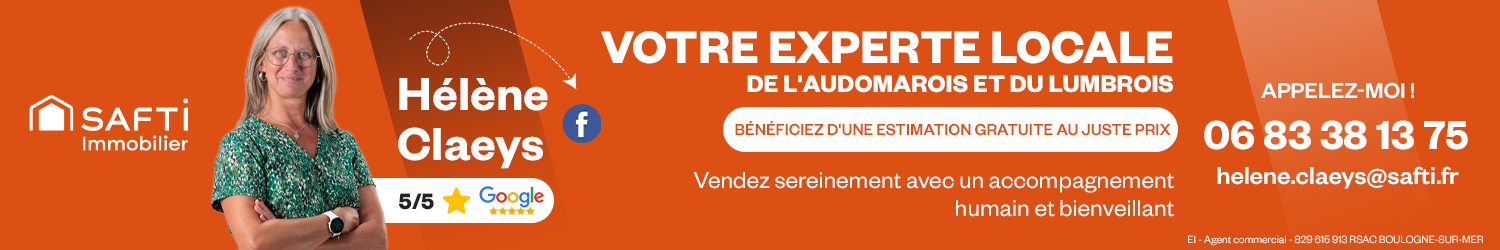 Agent immobilier SAFTI Hélène Claeys à Lumbres (Pas-de-Calais) - spécialiste en financement d’EHPAD