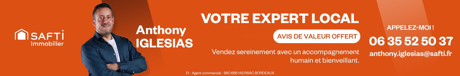 Agent immobilier IAD France Anthony Iglesias à Ambares-Et-Lagrave (Gironde) - spécialiste en financement d’EHPAD