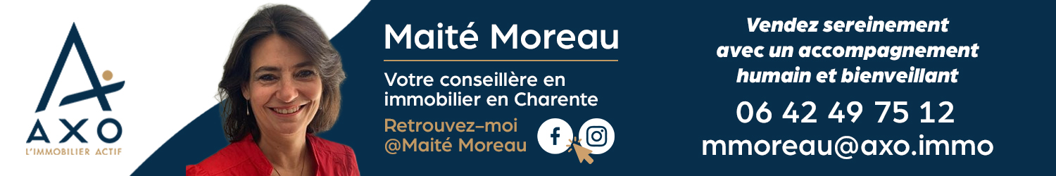 Agent immobilier Axo Maïté MOREAU à ANGOULEME (CHARENTE) - spécialiste en financement d’EHPAD