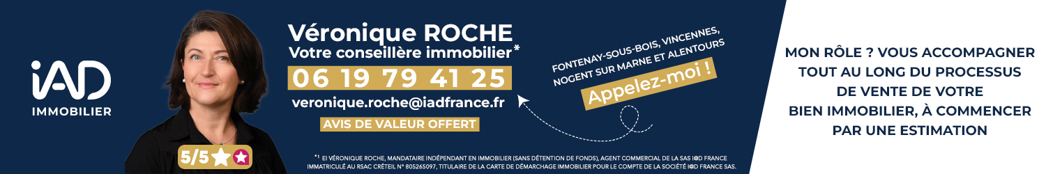 Agent immobilier IAD France Véronique Roche à Fontenay-sous-Bois (94120) - spécialiste en financement d’EHPAD