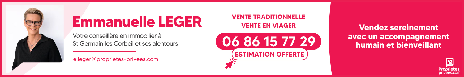 Agent immobilier PP Emmanuelle Leger à ST GERMAIN LES CORBEIL (Essonne) - spécialiste en financement d’EHPAD