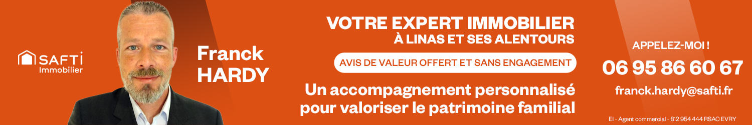 Agent immobilier Safti Franck Hardy à Linas (Essonne) - spécialiste en financement d’EHPAD