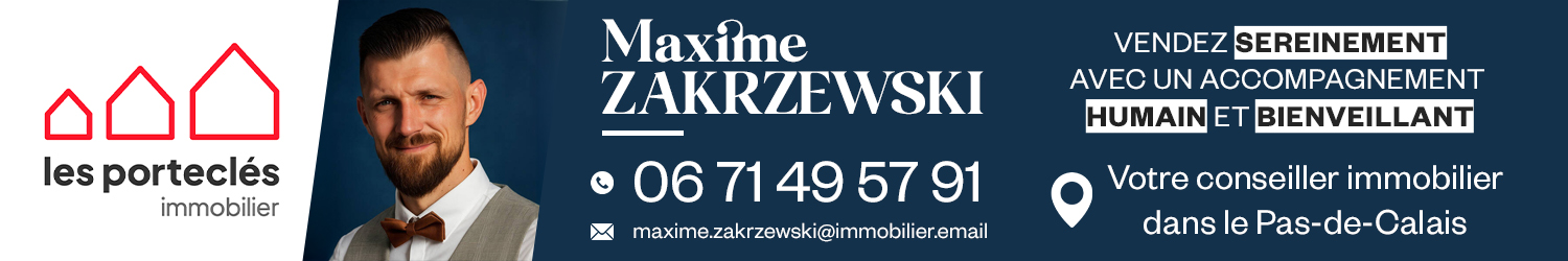 Agent immobilier Maxime Zakrzewski à Villers Au Bois (Pas De Calais) - spécialiste en financement d’EHPAD